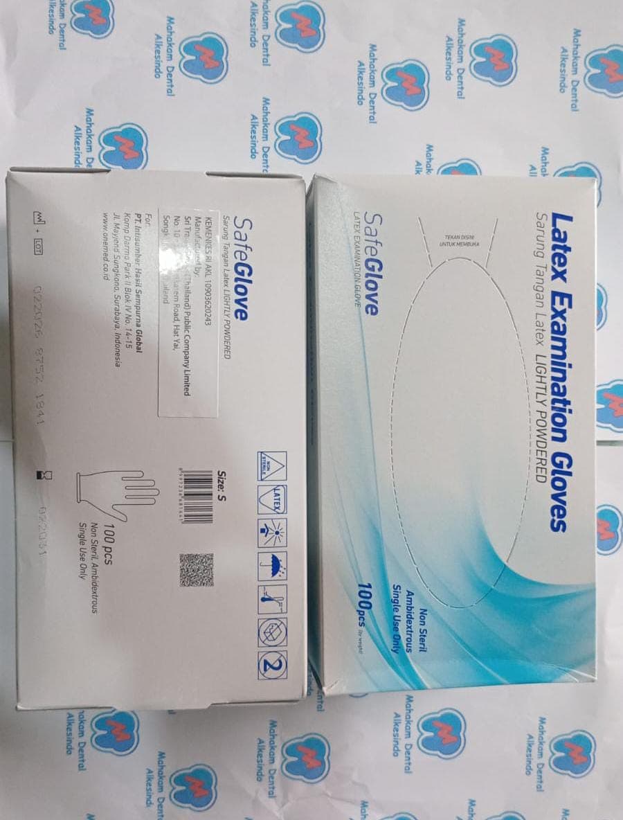 Sarung Tangan Latex Repack isi 10 pcs