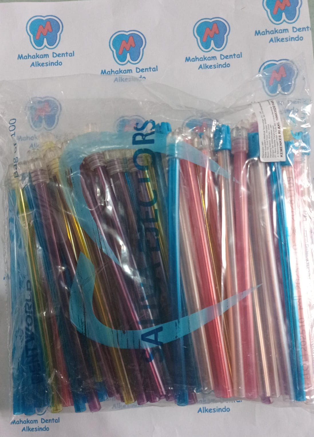 Saliva Ejector Tip Mix Color