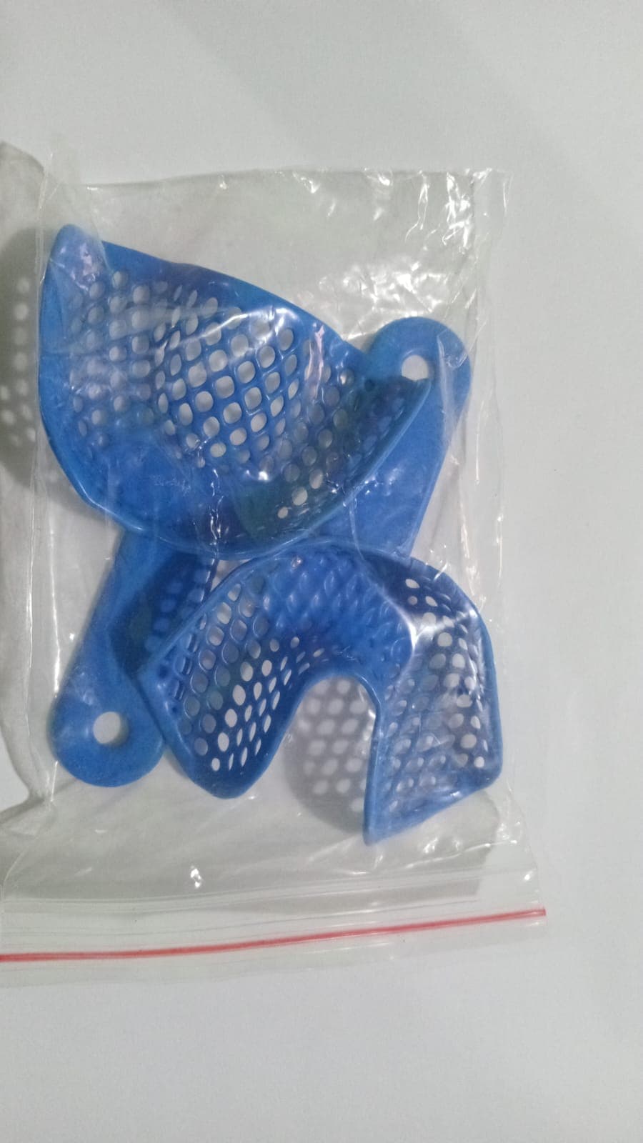 Sendok Cetak Metal Coating Rubber Blue S