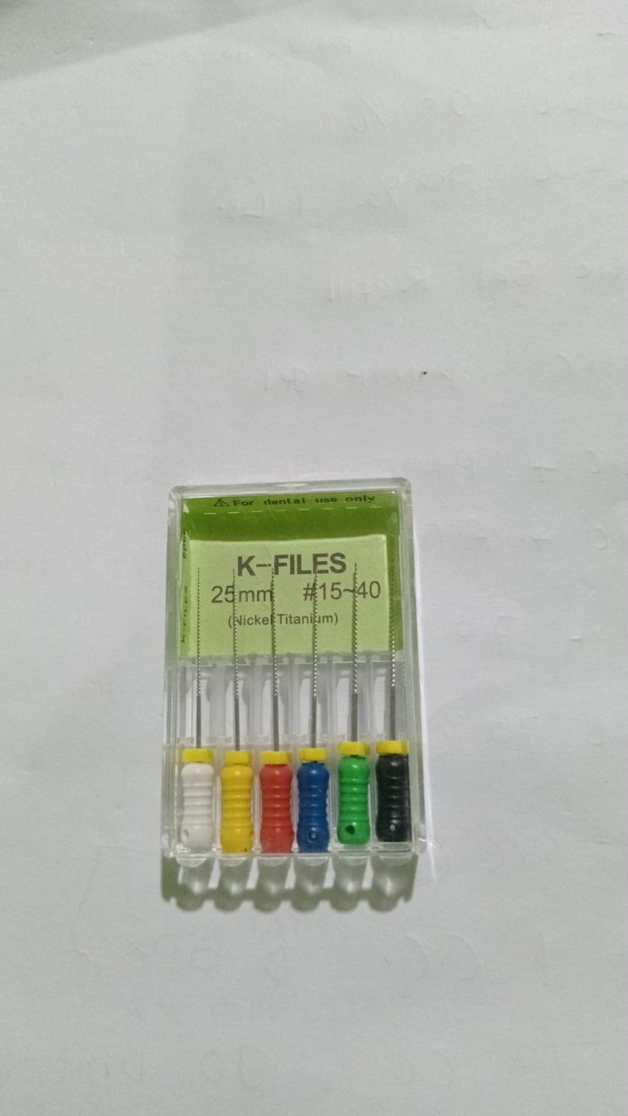 K-File 15-40 Ni-Ti Length 25mm No brand