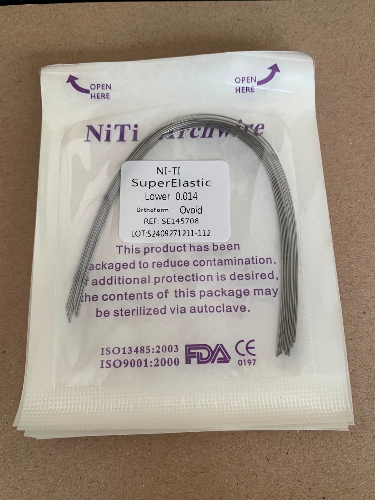 ArchWire Niti Round Lower 014