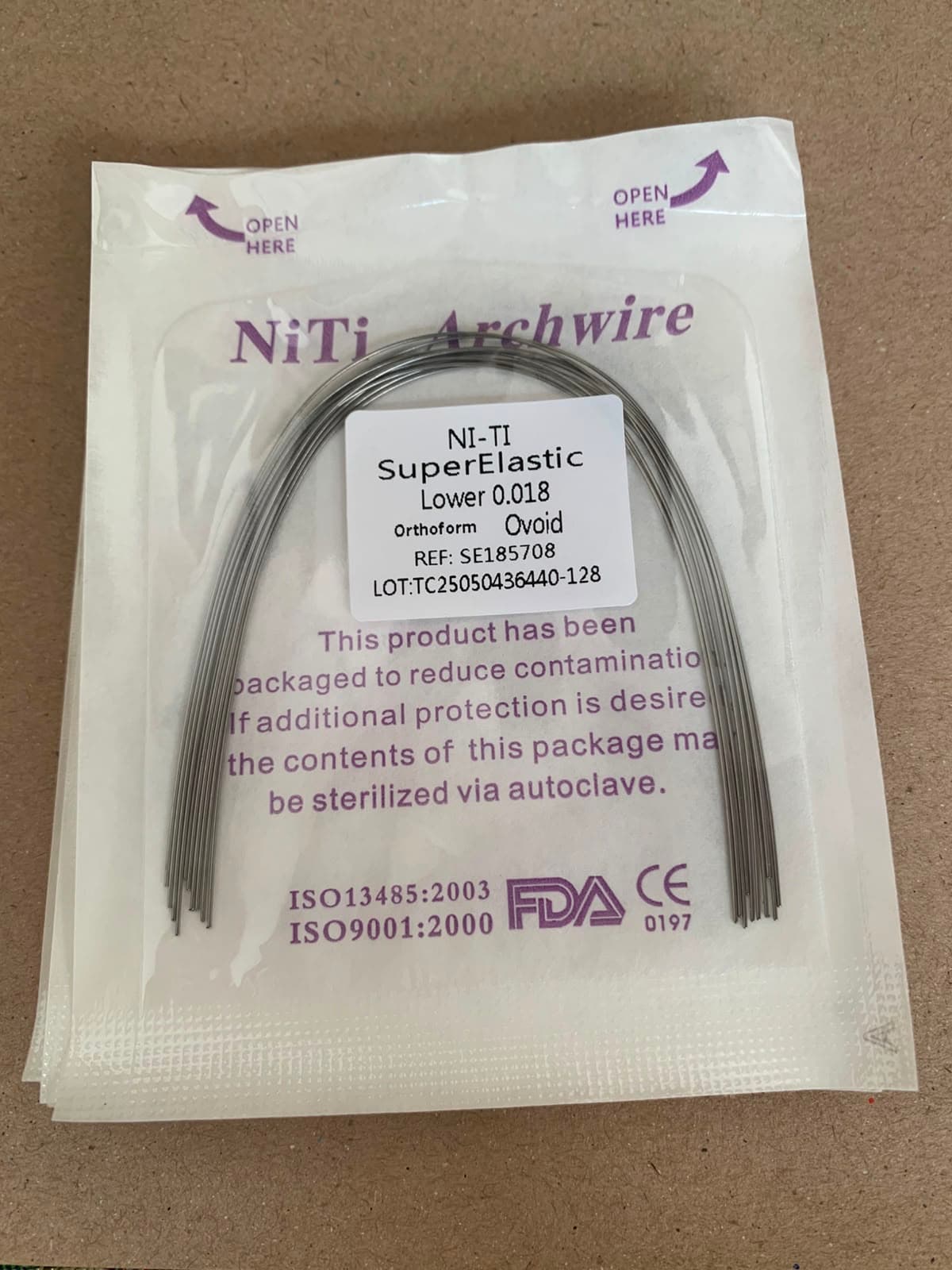 ArchWire Niti Round Lower 018