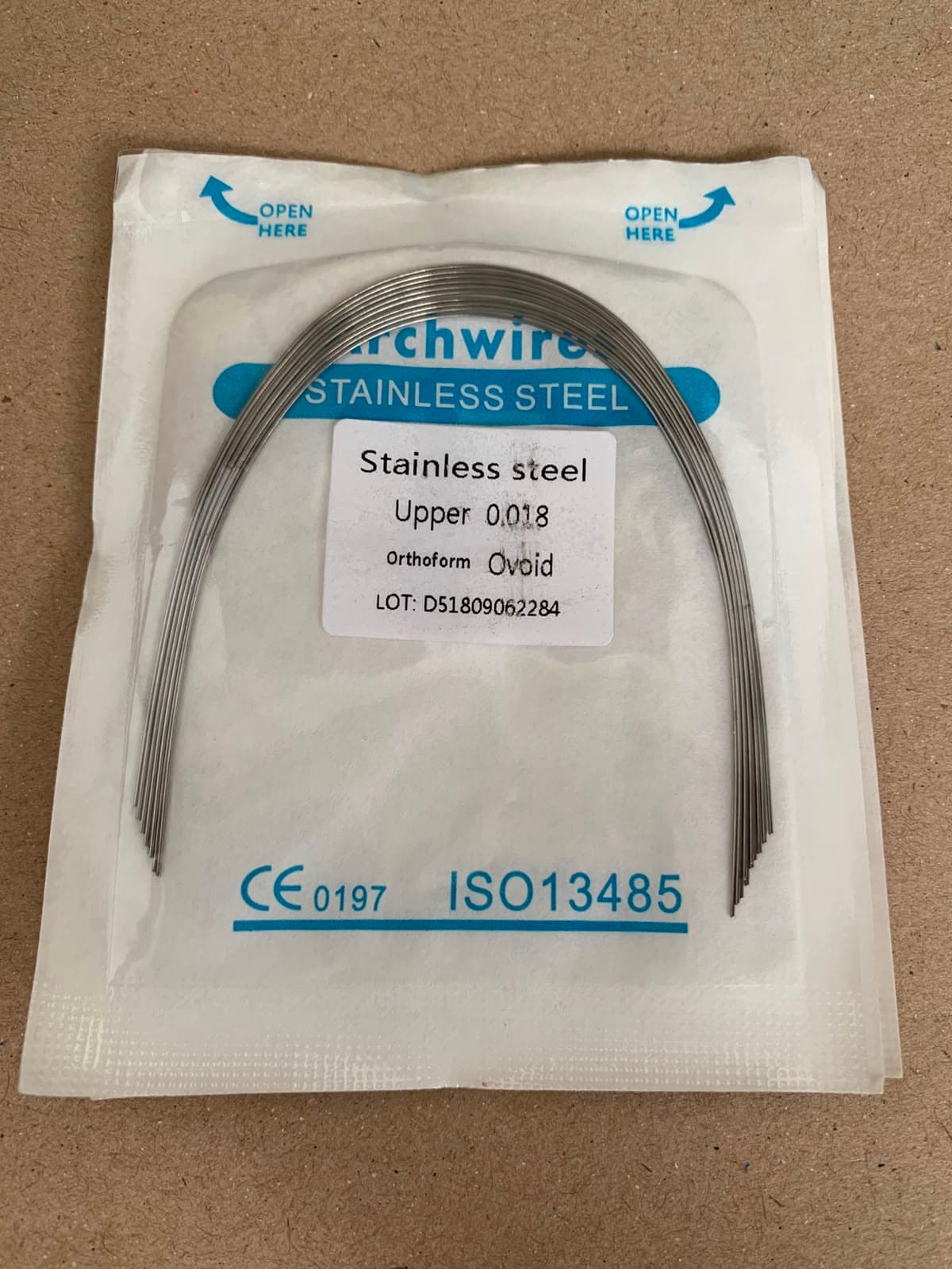 ArchWire SS Round Upper 018